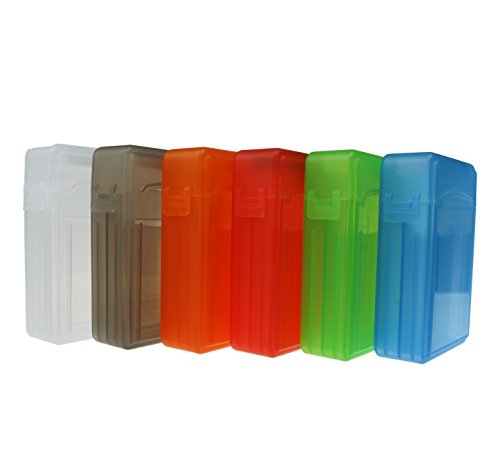 KSB 2.5 Inches SSD Hard Disk Drive Protection Storage Box Case for Solid State Disk, Pack of 6 Assorted Colors(Plastic) - Thumbnail 7