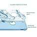 Fingic for iPhone 6s Case,iPhone 6 Case,Marble Blue Bling Glitter Design Hybrid Flexible Soft Rubber Hard PC Bumper Shockproof Full Body Protective Phone Case Cover for Apple iPhone 6S/iPhone 6-Blue
