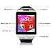 Yuntab SW01 Bluetooth Wrist Wrap Fitness Smart Watch Phone with Camera - Silver