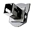 LFPartS 5'' Transformer Autobot Black 3d Logo Trailer Metal Hitch Cover Fits 2