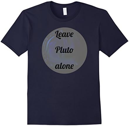Men's Leave Pluto Alone T-Shirt 3XL Navy