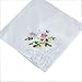 RDS HANKYTEX Cotton Embroidery Ladies' Handkerchiefs Lace Set of 6