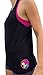 SoRock Women's Fitness Moves Workout Lose Fitting Black Burnout Singlet Tank Top