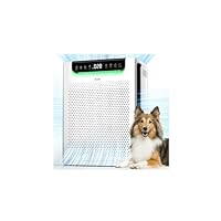 Air Purifiers for Home Large Room, Cover Up to 2600 Ft² with Washable Filters, Powerful Turbo Mode, PM2.5 Air Quality Display, 22dB Sleep Mode, Air Cleaner for Pets Hair, Smoke, Odors, HAP607, White