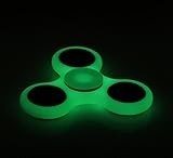 CASOFU Tri-Spinner Fidget Spinner Toy Stress Reducer Ceramic Bearing - Perfect For ADD, ADHD, Anxiety, and Autism Adult Children ,Luminous - D