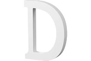 4inch Standing Wooden Letters, Lightweight Natural Wood Alphabet Letters Large Wooden Letter for Crafts Unfinished Wood Decor