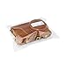 No.2 Warehouse PU Leather Camera case Bag for Samsung Galaxy GC100 EK-GC100 GC110 GC200(Brown)+ a Piece of Clean Cloth