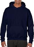 Gildan Adult Heavy Blend Hooded Sweatshirt (Navy) (X-Large)