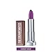 Maybelline New York Color Sensational Purple Lipstick Matte Lipstick, Vibrant Violet, 0.15 oz