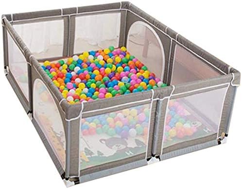 NMDCDH Corralito de Seguridad para bebés con tapete y Pelotas, Valla de