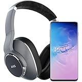 Samsung Galaxy S10 Factory Unlocked Phone with 128GB (U.S. Warranty), Prism Blue - SM-G973UZBAXAA w/AKG N700NC Headphones