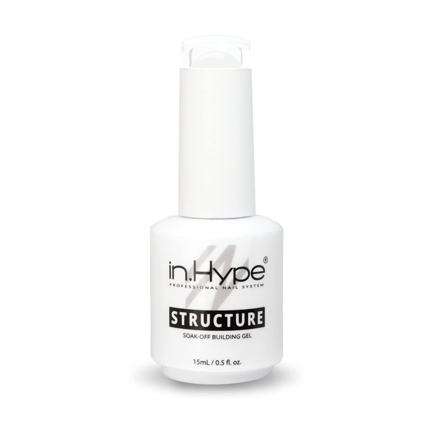IN.HYPE Structure/Liquid Builder Gel in a Bottle BIAB for Nail Enhancing Soak Off (Clear)