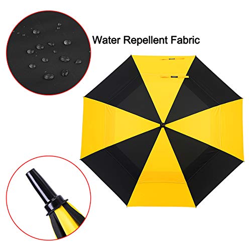 image for G4Free 62 Inch Automatic Open Golf Long Umbrella Extra Large Oversize 