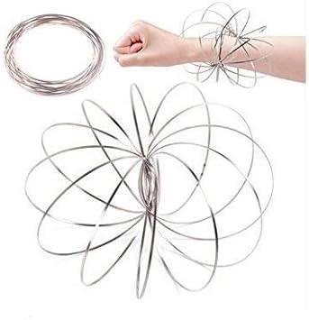 Reptum decor Magic Ring Flow Kinetic Stainless Steel Rings Toy for Kids and Adults