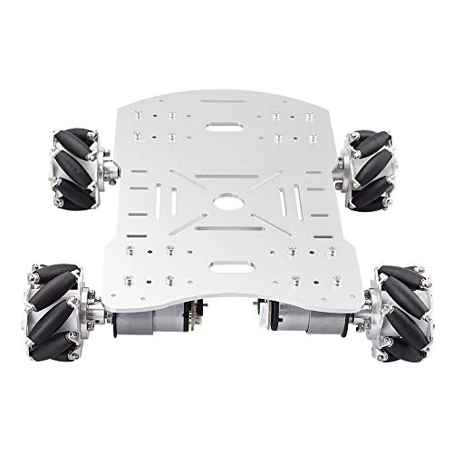 Robotics AUCM 4wd Smart Robot Car Chassis 4pcs 60mm Mecanum Wheels ...