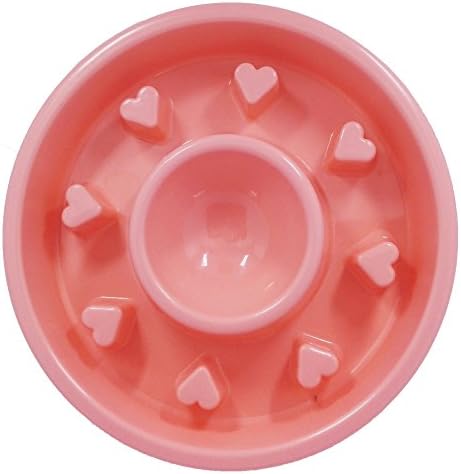 TopCute Lnteractive Non Toxic Slow Down Eating Healthy HabitsFeed Dog Bowl Bloat Stop Dog Bowl