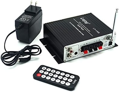 LEPY LP-V9S Hi-Fi stereo power digital amplifier with USB SD DVD CD FM MP3 with Power Supply Charger