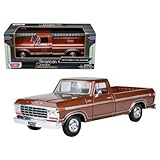 1979 Ford F-150 Pickup Truck Brown 1/24 Diecast Model Car by Motormax