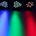 Coidak CO804 60W 54LEDS Super Bright RGB LED PAR Stage Light with DMX512 Control for Disco Club Party Bar