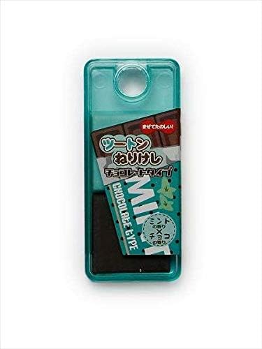 LEMON cute scented Japanese erasers in turquoise-blue and brown