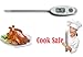 Wrenwane Digital Meat Thermometer, Instant Read, White