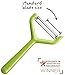 New Soda Big Peeler, Extra Wide Large Vegetable Peeler, Ultra Sharp, Twice As Fast - Blade 50% Larger Than Standard Blades (Green)