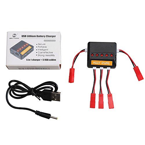 Holy Stone 5In1 Drone Battery Charger and 2 Pcs batteries for Syma