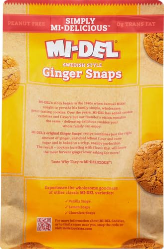 MI-DEL GINGER SNAPS 10 OZ