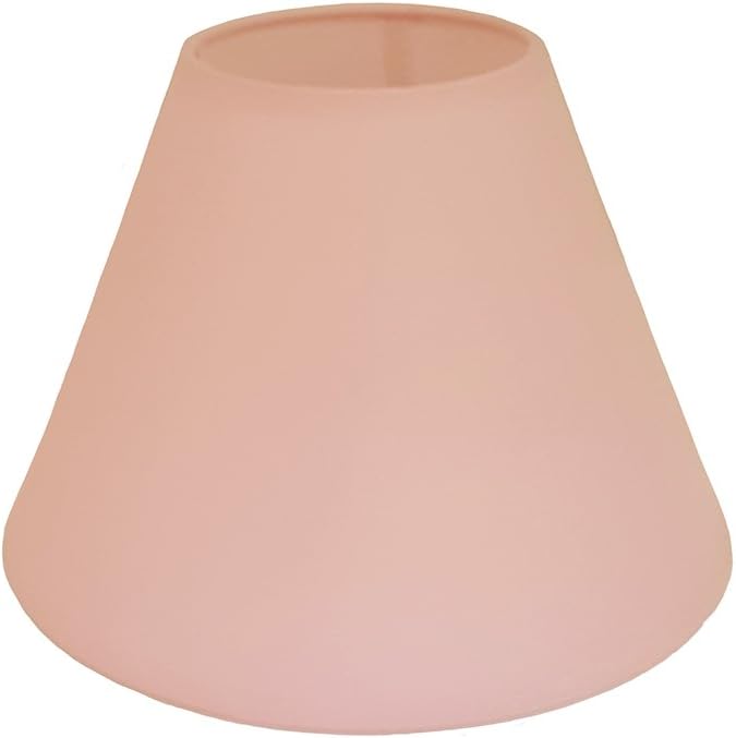 9" Coolie Ceiling Table Lamp Shade Black Cream Lt Blue Lt Green Navy Peach Red - Main Colour: Peach