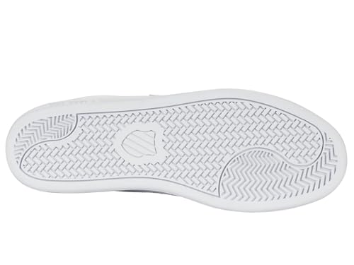 Kswiss Men's Court Shield Ii,Wht/Peacot/Smba Red,41,5EU 4