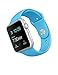 Apple Watches with Aluminum Case and Sport Band, Silver Aluminum Case/Blue Band, 42mm