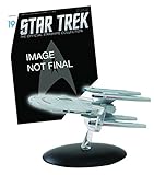 #19 Star Trek USS STARGAZER Die-Cast Metal Ship-UK/Eaglemoss w Mag