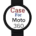 Moretek Protector Cases for Moto 360 Smart Watch Bumper (Black)