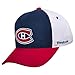 Reebok NHL Montreal Canadiens Boys 8-20 Color Block Adjustable Cap, Crimson, One Size