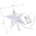 CrazyFire 9.5 inch Star Christmas Tree Topper, 7 modes Multi-colour Changing Star Treetop Christmas Decoration Light, AA Battery Operated Pentagram Star Light