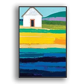 Framed Canvas Wall Art for Living Room, Bedroom Minimalist Abstract Canvas Prints for Modern Home Decoration Ready to Hang - 16"x24" inches