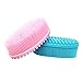 Silicone Body Brush Shower Bath Soft Shampoo Head Scalp Body Massager Dirty Brushing