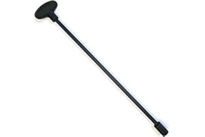 Midwest Hearth Universal Valve Key for Gas Fire Pits and Fireplaces - Flat Black (18-Inch)