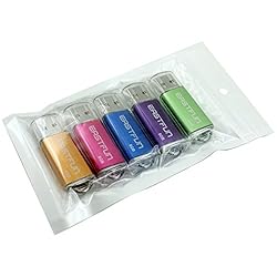 EASTFUN 5Pcs 8GB USB Flash Drive USB 2.0 Flash