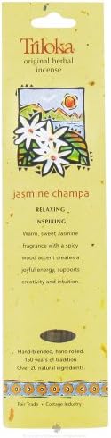 TrilokaOriginal Incense, Jasmine Champa, 10 Sticks