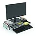 Alba Computer Monitor Stand with Drawer, 21.7″x10.8″x4.9″, Black Mesh Steel (MESHUPN)thumb 2