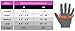 Meister Women's Fit Grip Weight Lifting Gloves w/Washable Amara Leather - Pink - Small