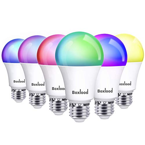 Smart Light Bulb Works with Alexa Echo Google Home Siri, RGB Color