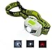 LED Headlamp, 4 Modes Headlight, Batteries Powered, Adjustable Waterproof Super Bright Flashlight with Red Strobe for Outdoor Running, Fishing, Hunting, Camping, Reading, Hiking, Walking and Kids