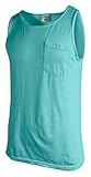 Chouinard Adult Tank Top With Pocket , Chalky Mint PgmDye, X-Large
