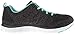 Skechers Sport Women's Flex Appeal 2.0 Fashion Sneaker, Black/Turquoise Knit, 8 M US
