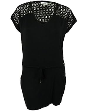 Womens Plus Size Crochet-Trim Cover-up