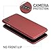 totallee iPhone X Case, Thinnest Cover Premium Fit Thin Ultra Thin Light Slim Minimal Anti-Scratch Protective - for Apple iPhone X (2017) (Burgundy Red)