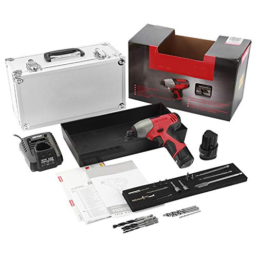 LYzpf Akkuschrauber Bohrschrauber Schlagbohrschrauber Multifunktion Stabil Tragbar Werkzeug Variable Geschwindigkeit… – Bild 7