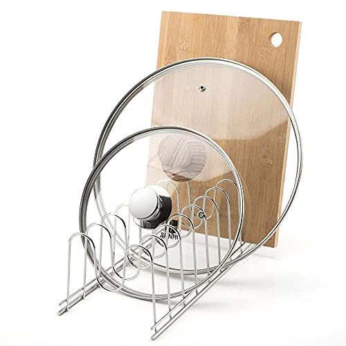 SANNO Pan Pot Lid Organizer Rack,Kitchen Organizer For Pots